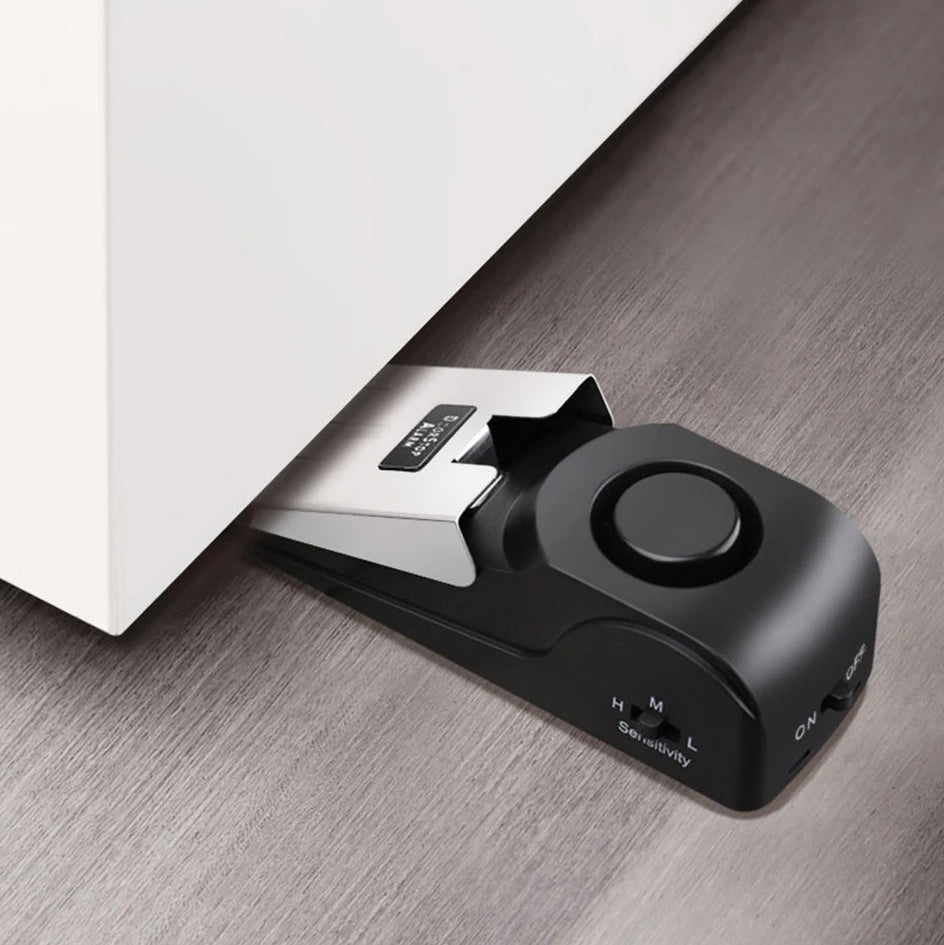 Door Stop Alarm – 120dB Portable Security Wedge for Home, Office & Travel